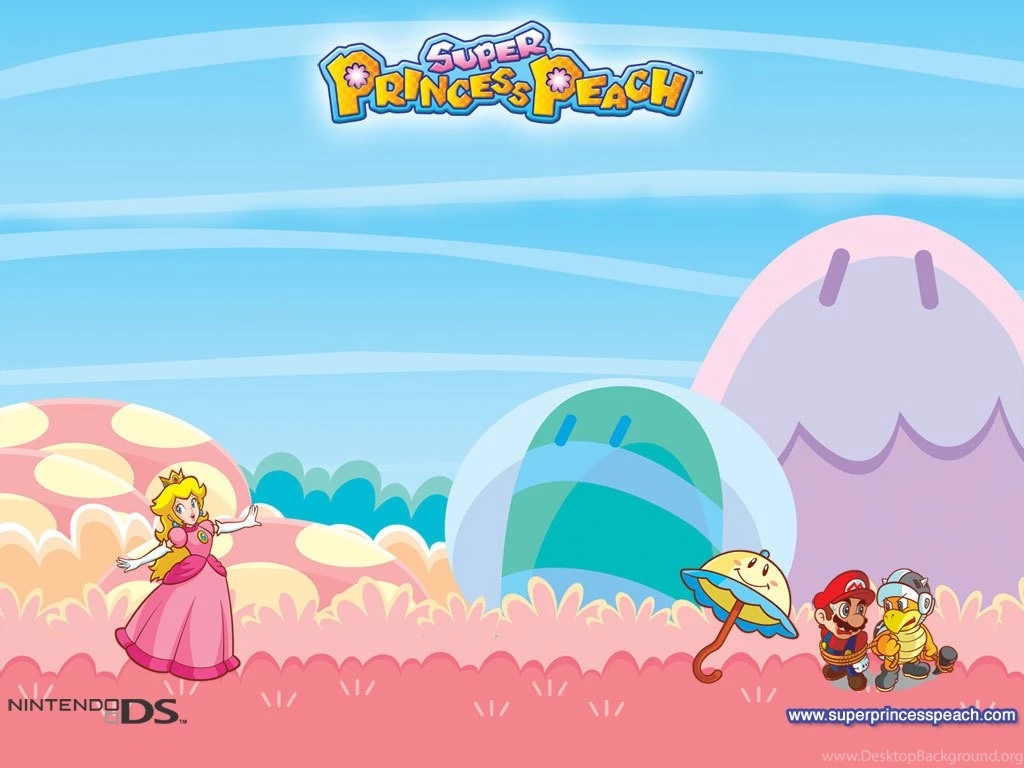 Super Princess Peach Super Mario Bros. Wallpapers (5599886) Fanpop