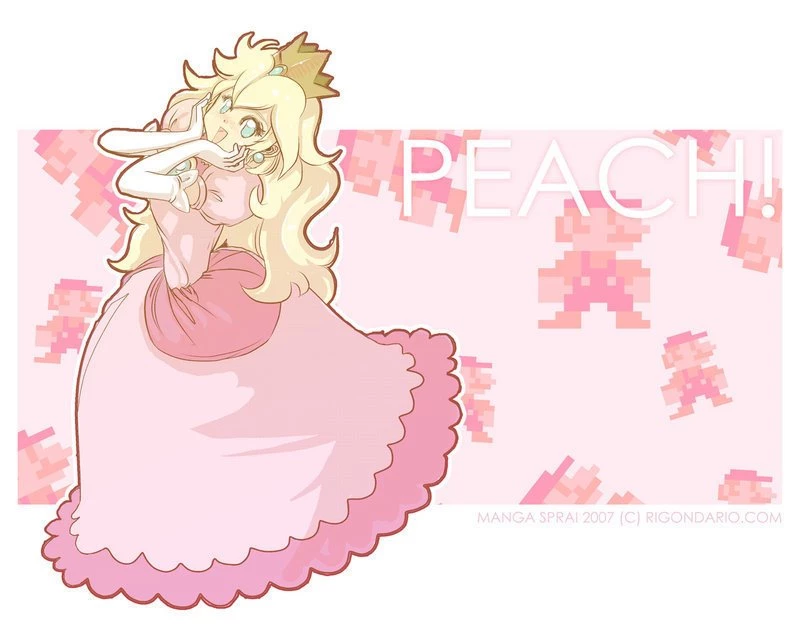Ii2qate: Princess Peach Wallpapers