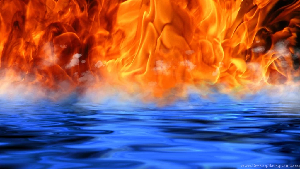 Fire Water Meet The Fire Of Artistic Creativity Design Wallpapers ...