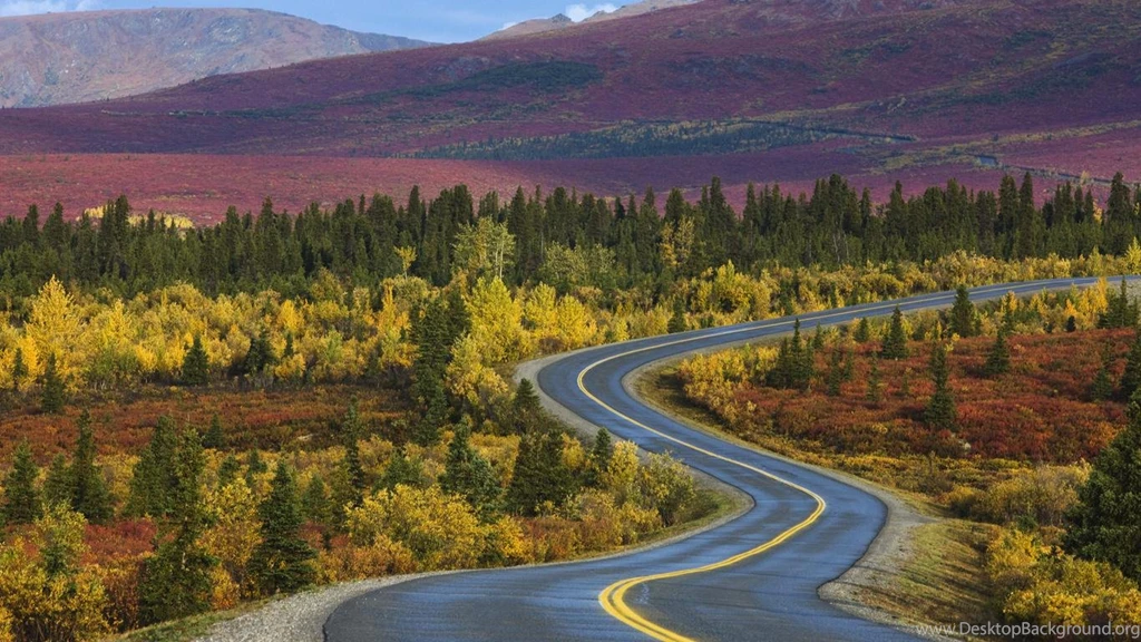 THE LONG AND WINDING ROAD WALLPAPER (
