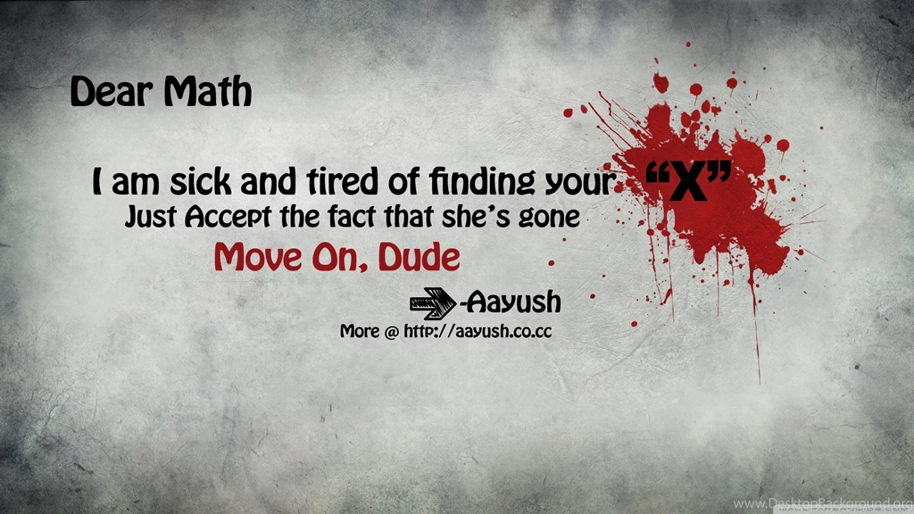 Wallpapers Blood On The Dance Floor Splatter Typography Maths Hd ...