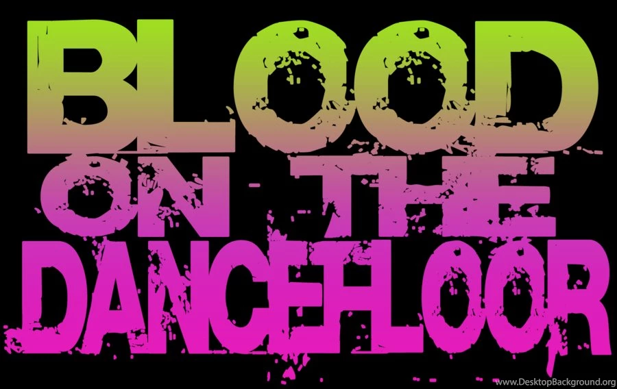 Blood On The Dance Floor Font 2011 By Richiefail On DeviantArt