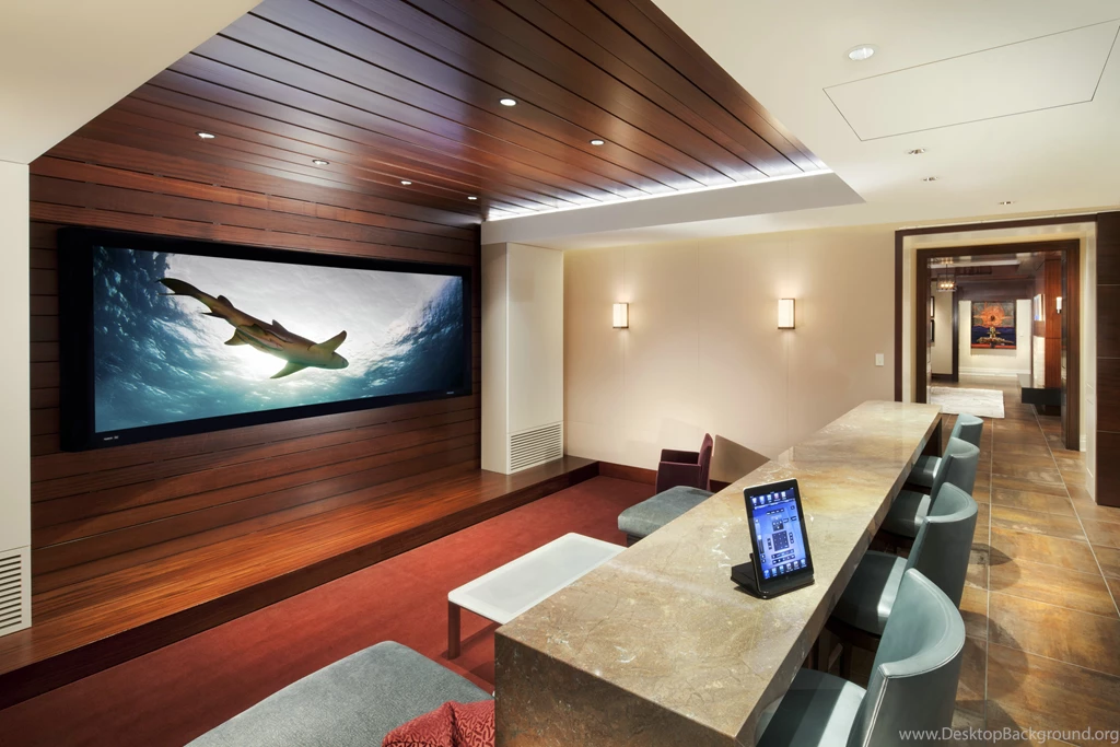 Modern Home Theater Free Desktop Wallpapers 5000x3333 Modern Home ...