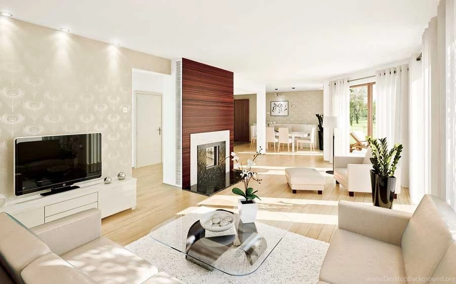 Living Rooms Looks So Pretty With Modern Floral Design Wallpapers ...