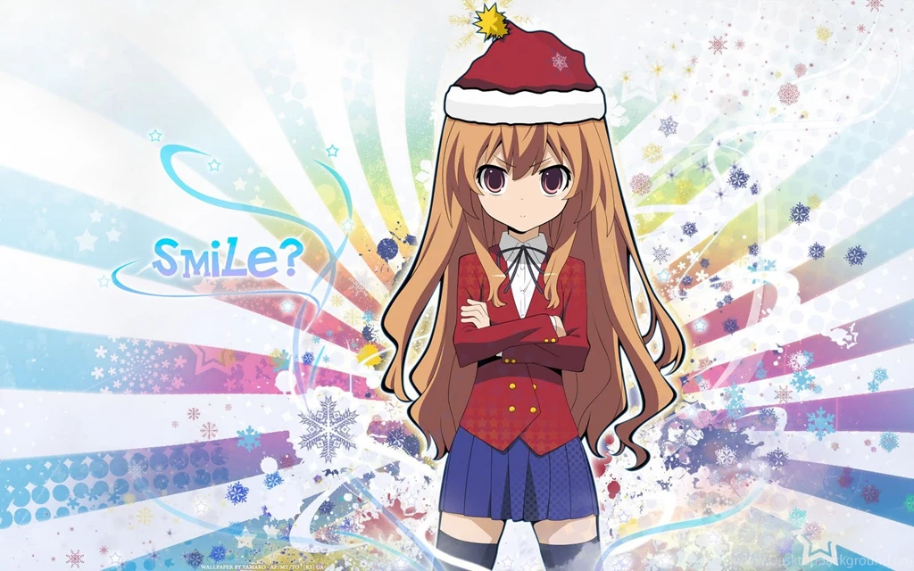 Cute Anime Girl Christmas Wallpapers HD