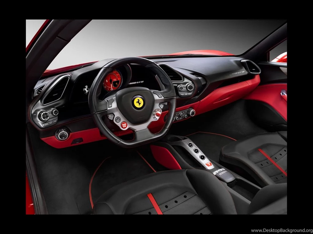 2015 Ferrari 488 GTB Interior 1 1024x768 Wallpapers