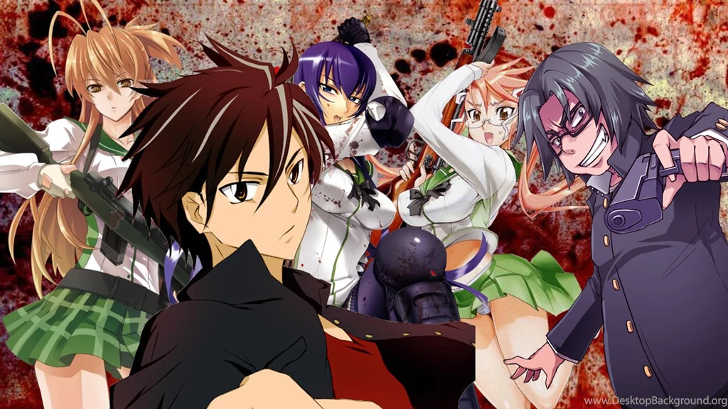 1366x768px Highschool Of The Dead