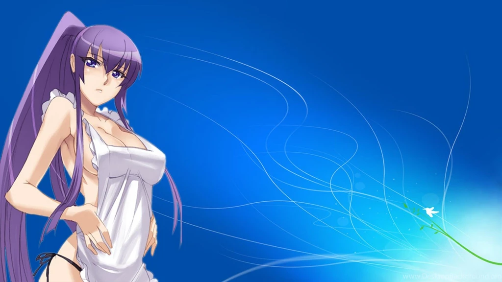 Wallpapers Death Note Anime Saeko Busujima Hotd Tube 2560x1440 ...