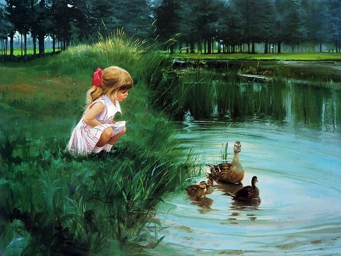 Early Childhood : Morning Discovery , Donald Zolan Painting ...