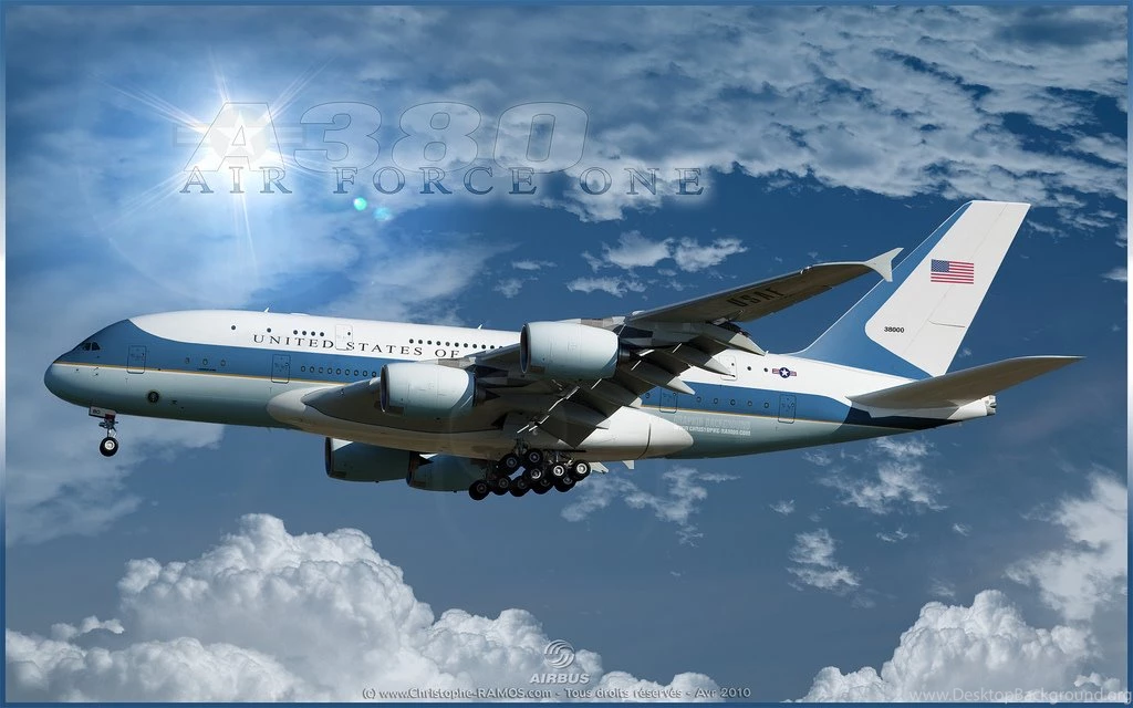 Wallpapers A380 Air Force One USAF (CS4)