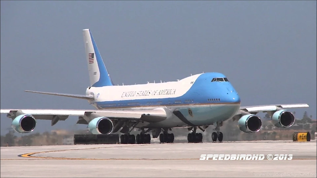USAF 'Air Force One' Boeing 747 2G4(B) [92 8000] At LAX   YouTube