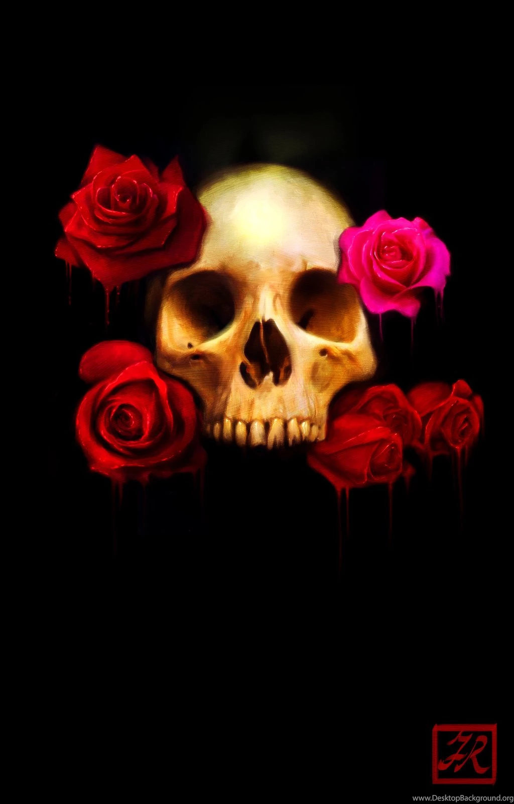 Skull And Roses By FrankVenice On DeviantArt