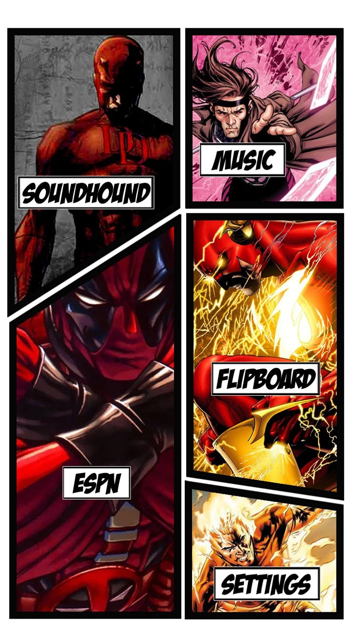 Marvel V.s. DC Comics Android Homescreen By Yencheac   MyColorscreen