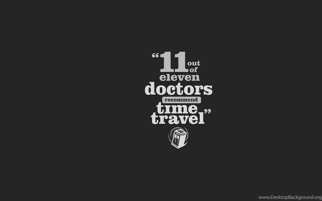 Wallpapers Tardis Minimalistic Humor Typography Time Travel ...