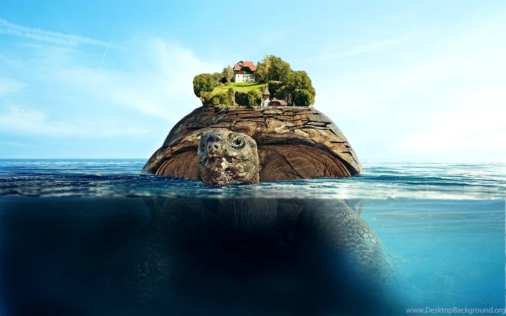 HD Fantasy Island In The Turtle High Resolution Wallpapers Full ...