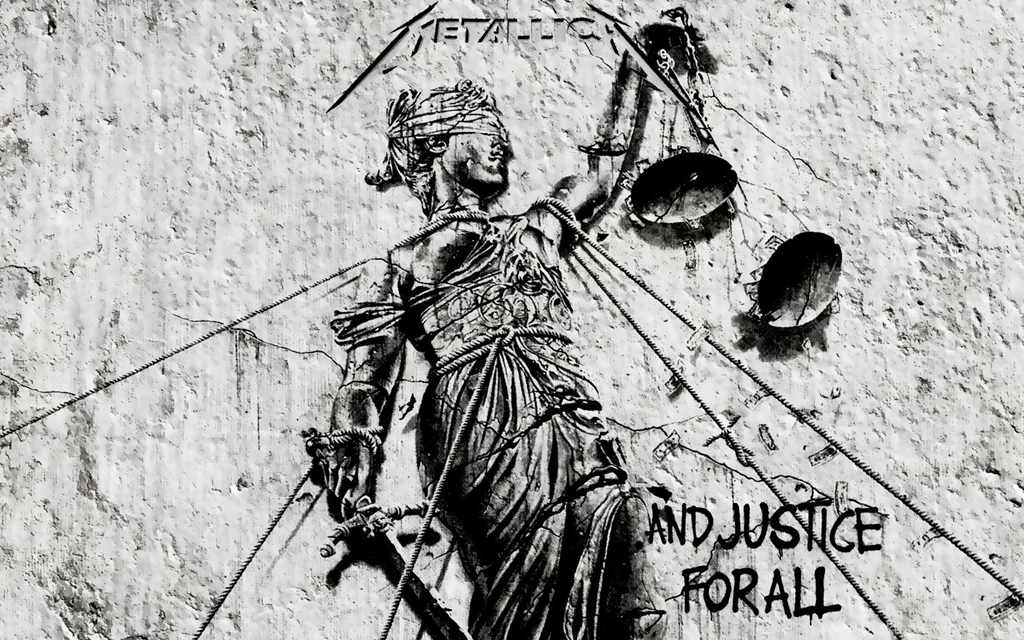 Wallpapers Metallica And Justice For All Scales Logos Rock Music ...