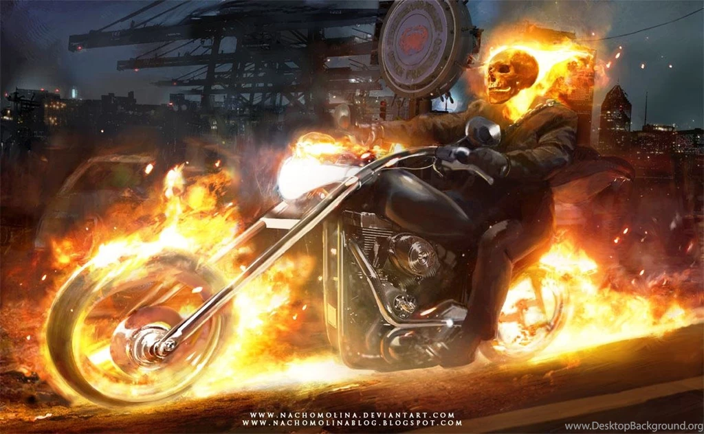 Ghost Rider Bike Wallpapers Wallpapers Cave