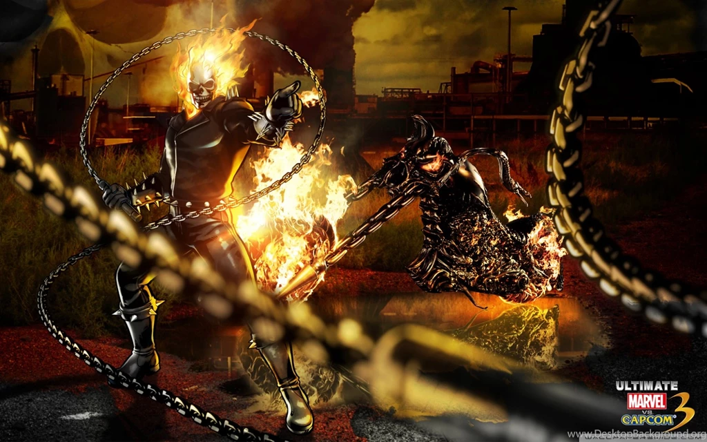 Marvel Vs Capcom 3 Ghost Rider HD Desktop Wallpapers : Widescreen ...