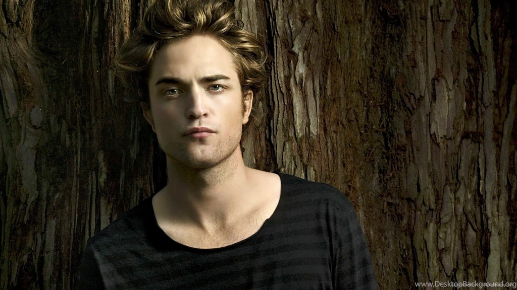 HD Robert Pattinson On The Bark Backgound Wallpapers