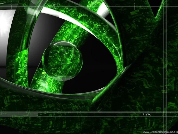 Abstract Green Gem Sphere Games Abstract Colors Shapes Patterns ...