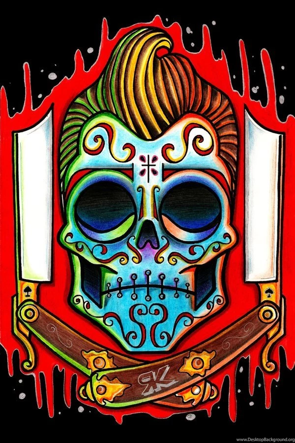 Greaser Mexican Skull Tattoo By Someofthathomegrown On DeviantArt