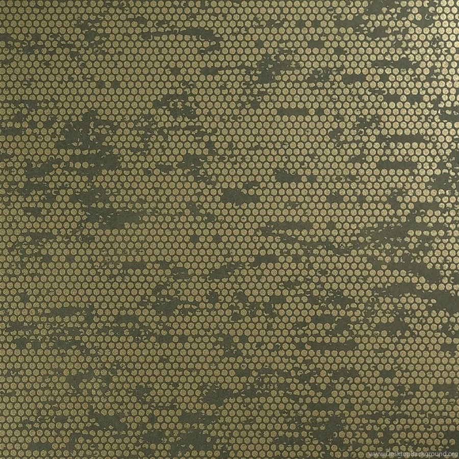 Chic Glamorous Rustic Army Green Spotted Orange Wallpapers