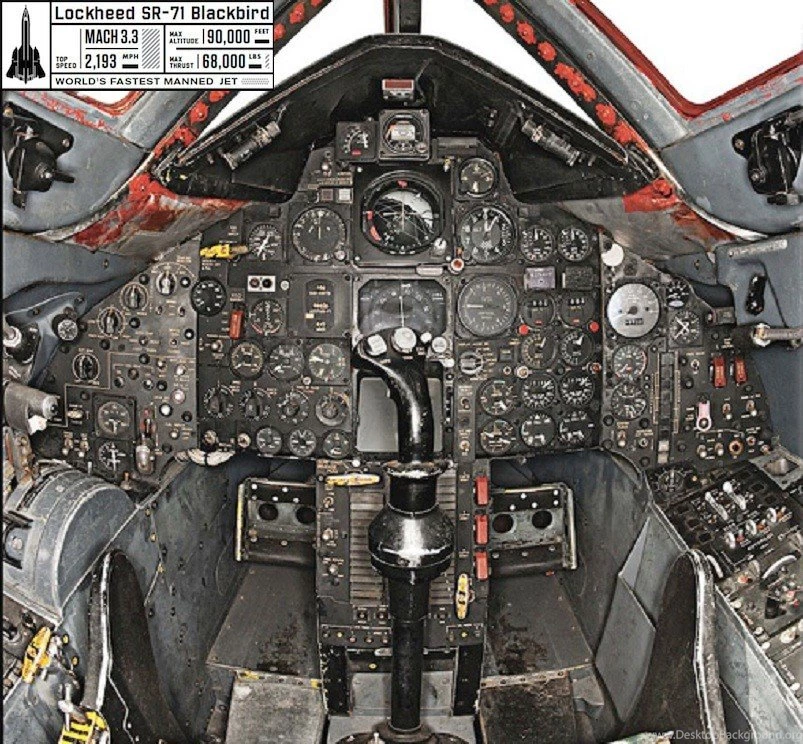 Military: SR71 Blackbird Controls Aircraft Cockpit Cool Wallpapers ...