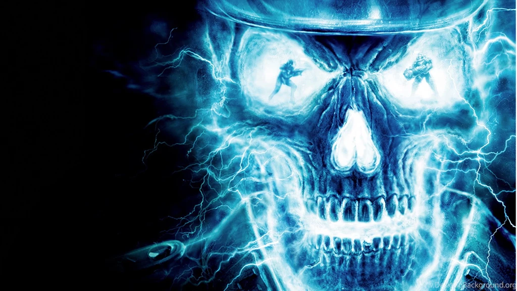 Blue Skull Nexus 5 Wallpapers (1920x1080)