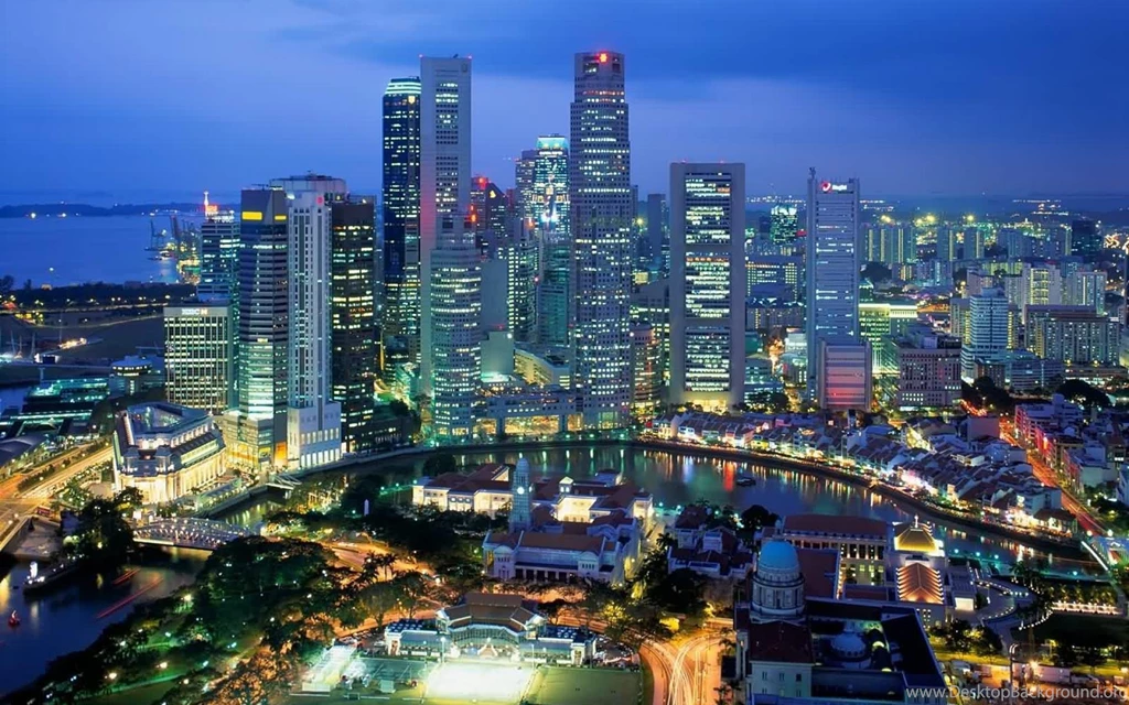 Singapore At Night HD Wallpapers