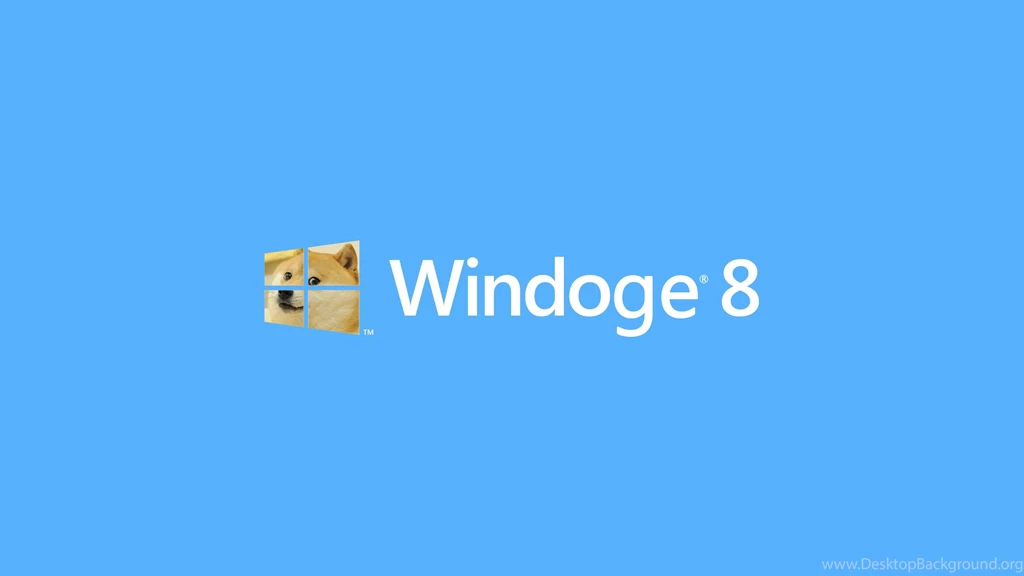 Cute Doge Simple Windows 8 Wallpapers HD 9
