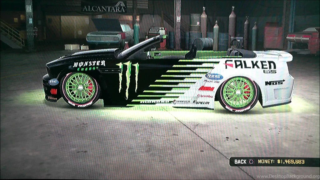 MONSTER ENERGY DRIFT MUSTANG MCLA MIDNIGHT CLUB LOS ANGELES (PS3 ...