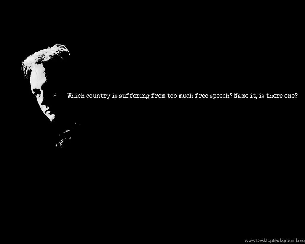 Black And White Minimalistic Quotes Julian Assange Wikileaks