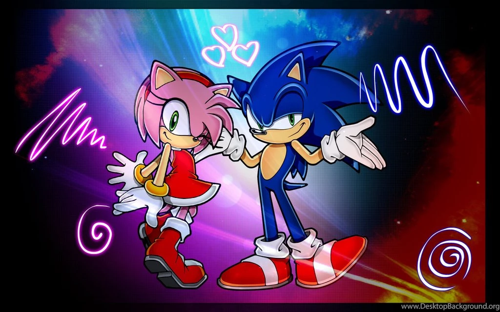 Sonic And Amy Wallpapers By LaryRose14 On DeviantArt