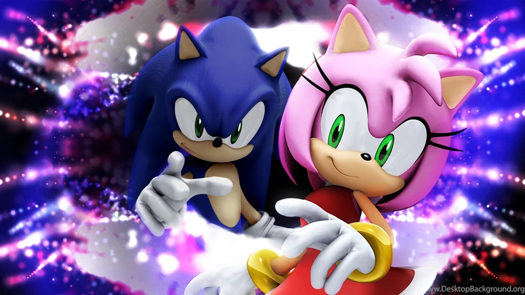 Sonic And Amy[1] By Light Rock On DeviantArt