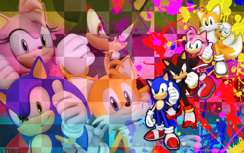 Sonic, Shadow, Amy And Tails   Wallpapers By SonicTheHedgehogBG On ...