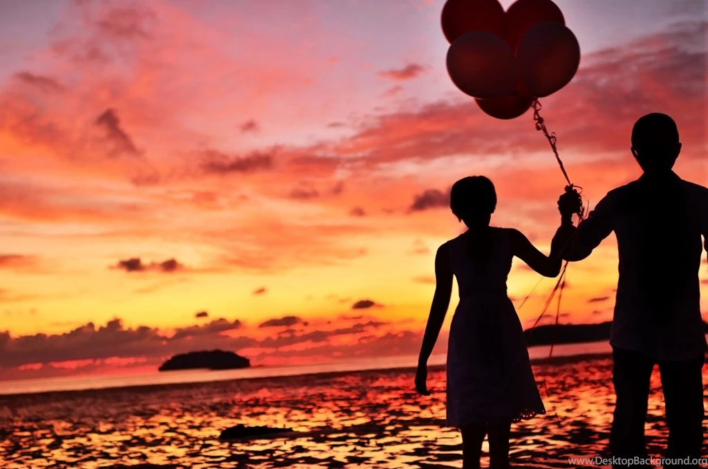 Mood Girl Guy Men A Woman Silhouette The Pair Couple Love Love ...