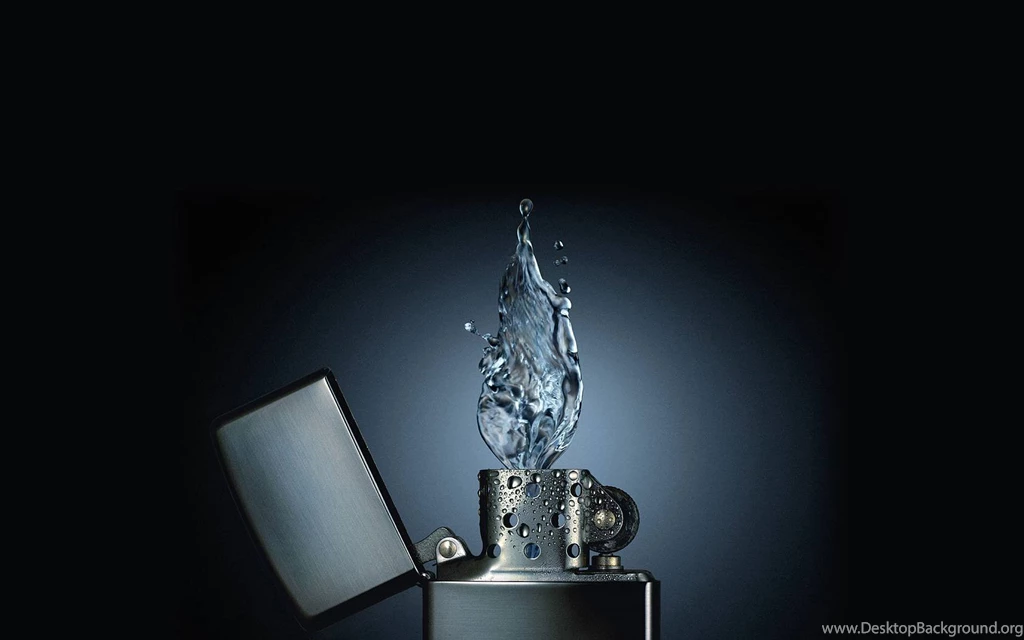 Water Flames Fire Lighter Wallpapers   (