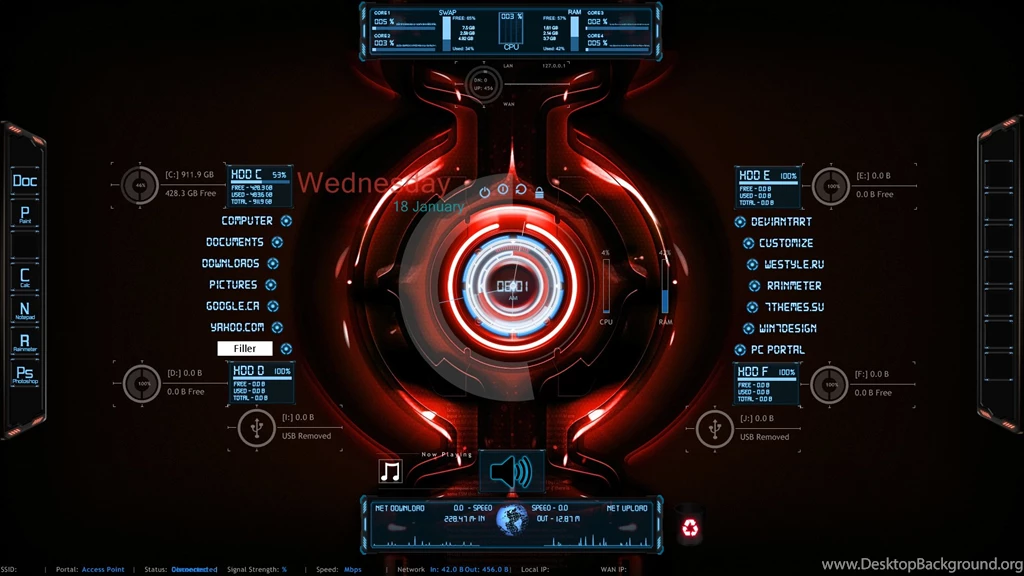Browsing Science Fiction On DeviantART