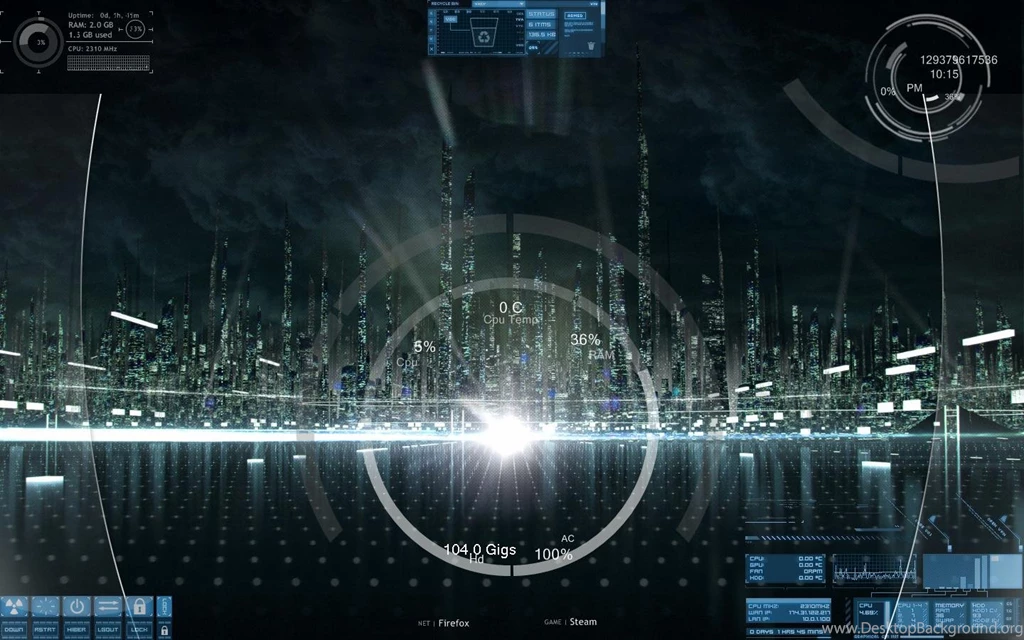 Blue Planet For Rainmeter By Qubes On DeviantArt
