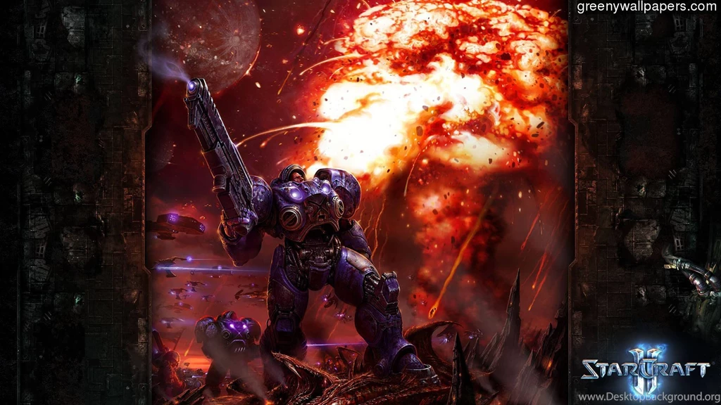 Nuclear Explosion Starcraft 1920x1080 Wallpapers