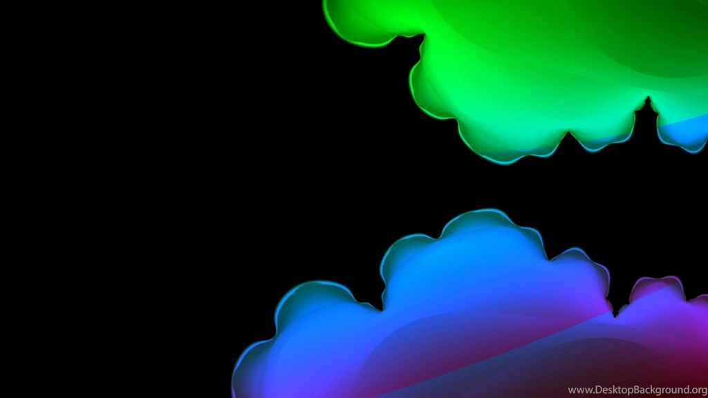 Download Wallpapers 3840x2160 Abstract, Blue, Purple, Green, Black ...