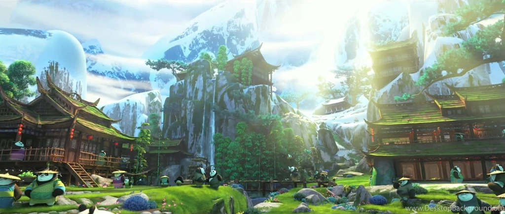 Panda Village (Kung Fu Panda 3) Kung Fu Panda Wiki Wikia