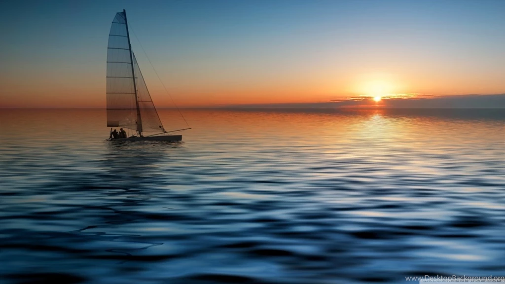 Boat At Sea HD Desktop Wallpapers : Widescreen : High Definition ...