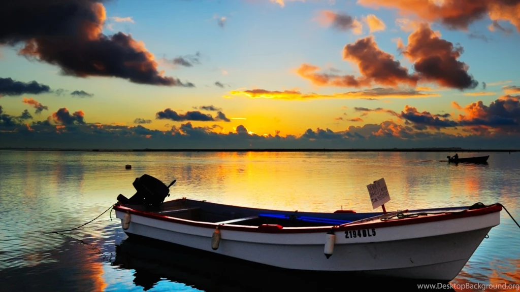 1680x1050 Deserted Boat Desktop PC And Mac Wallpapers