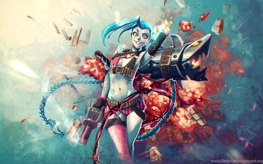 League Of Legends Jinx Wallpapers HD Free Download