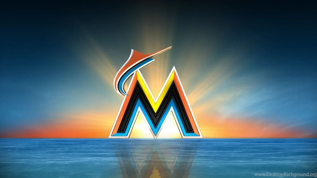 1366x768 Miami Marlins, Baseball, Miami Marlins Logo, Mlb, Sports ...