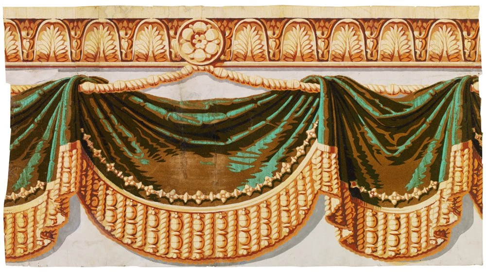 Textile Influences On Wallpapers Victoria And Albert Museum