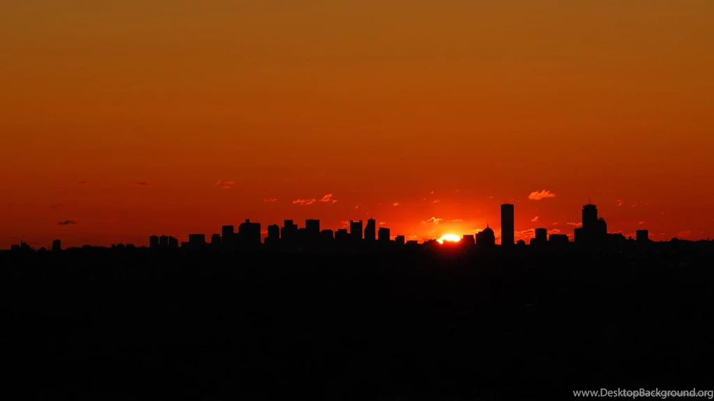 Download 1920x1080 Beautiful Industrial Sunset Wallpapers