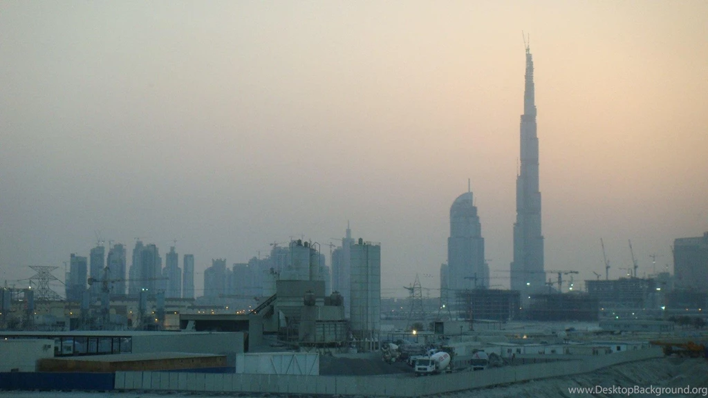 Cityscapes Burj Khalifa Industrial Plants City Skyline Hd ...