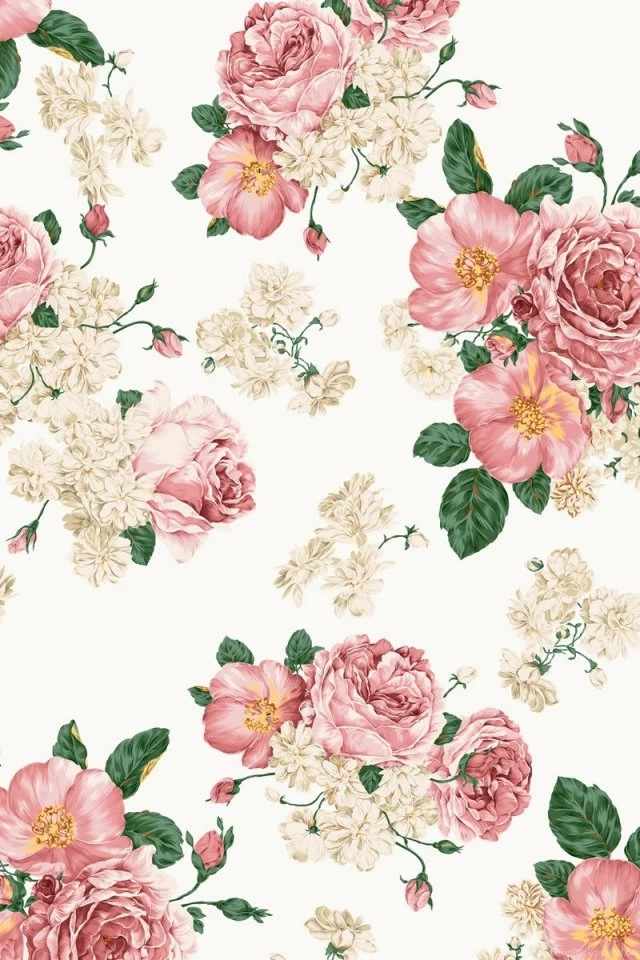 Floral Backgrounds Tumblr Wallpapers In 640x960 Resolution